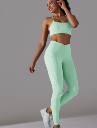 Modern Comfort Fitness Top and Legging Set (One Set)