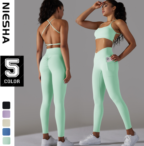 Modern Comfort Fitness Top and Legging Set (One Set)