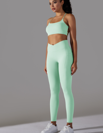 Modern Comfort Fitness Top and Legging Set (One Set)