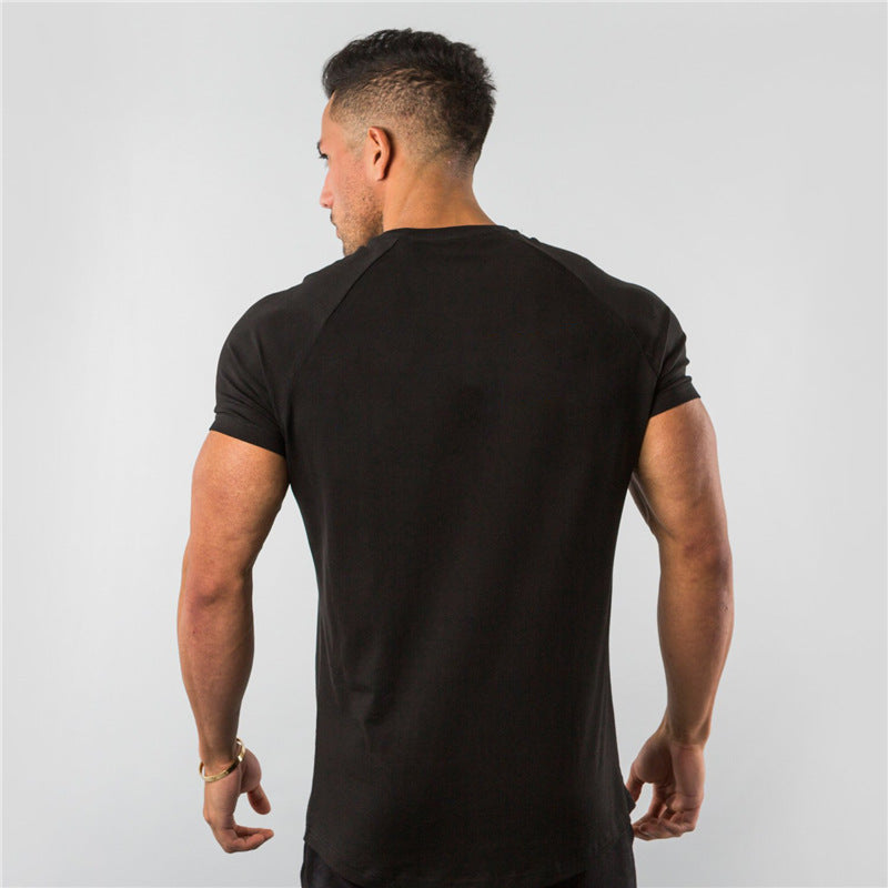 Men's Casual Slim Fit T-Shirt for Fitness and Sports