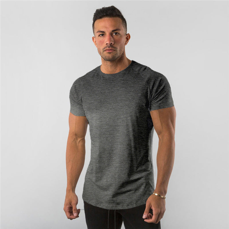 Men's Casual Slim Fit T-Shirt for Fitness and Sports