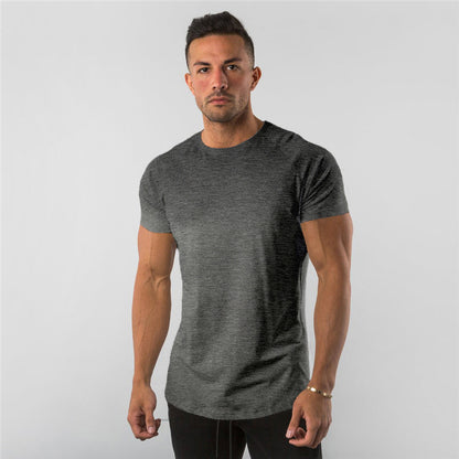 Men's Casual Slim Fit T-Shirt for Fitness and Sports