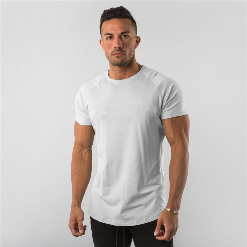 Men's Casual Slim Fit T-Shirt for Fitness and Sports