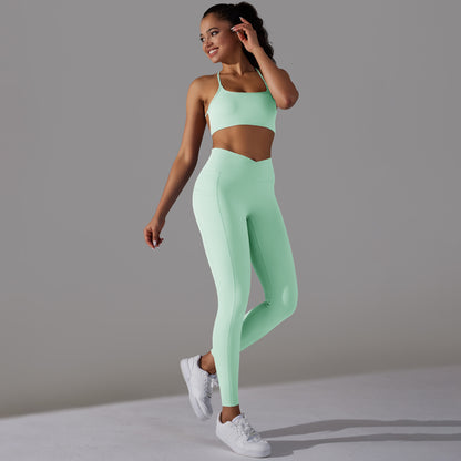 Modern Comfort Fitness Top and Legging Set (One Set)