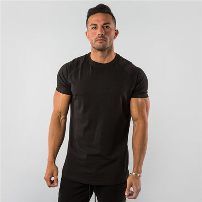 Men's Casual Slim Fit T-Shirt for Fitness and Sports