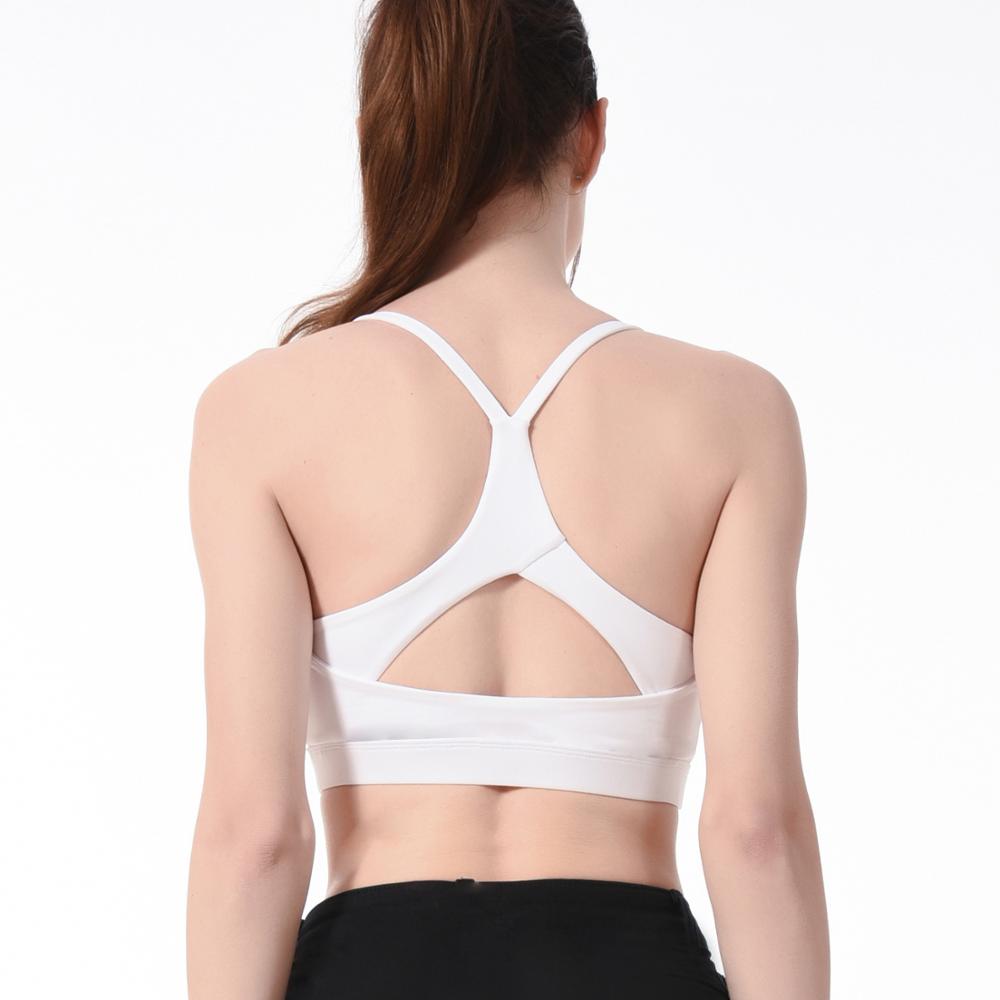 Women's Yoga Sports Bra with Cross Back Design