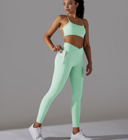 Modern Comfort Fitness Top and Legging Set (One Set)