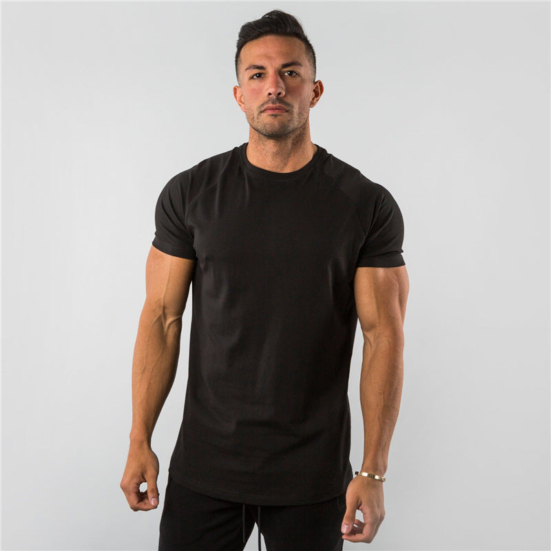 Men's Casual Slim Fit T-Shirt for Fitness and Sports